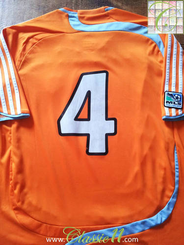 maillot de dynamo de houston domicile 2008-2009 rétro