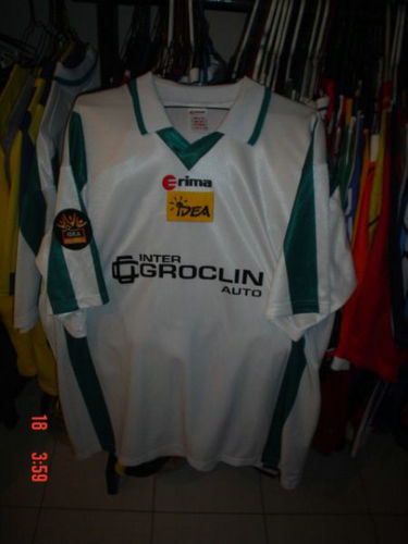 maillot de dyskobolia grodzisk wielkopolski domicile 2004-2005 rétro