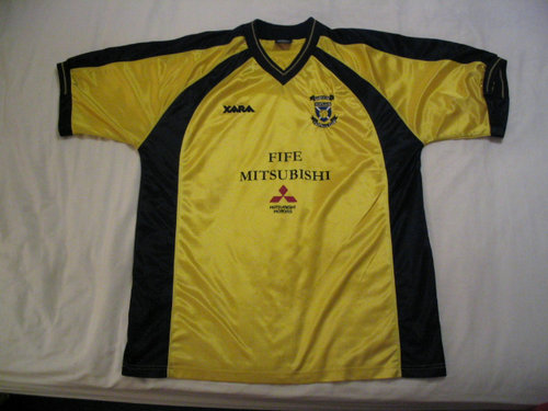 maillot de east fife domicile 2000-2001 rétro