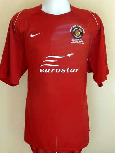maillot de ebbsfleet united réplique 2008 rétro