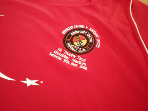 maillot de ebbsfleet united réplique 2008 rétro