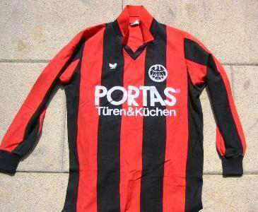 maillot de eintracht francfort domicile 1984-1986 pas cher