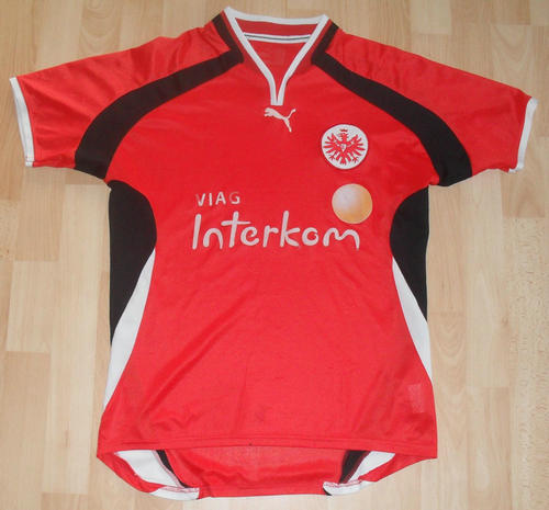 maillot de eintracht francfort domicile 2000 rétro