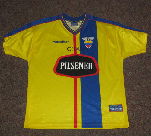 maillot de équateur domicile 1998-2001 pas cher