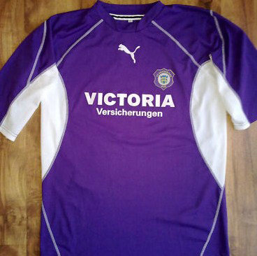 maillot de erzgebirge aue domicile 2003-2004 rétro