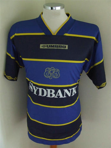 maillot de esbjerg fb exterieur 1998-1999 rétro