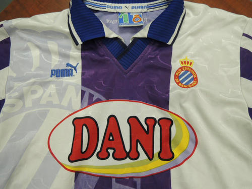 maillot de espanyol barcelone domicile 1997-1998 rétro