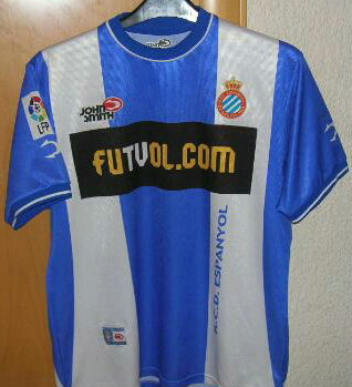 maillot de espanyol barcelone domicile 2000-2001 pas cher