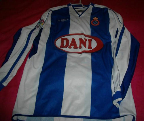 maillot de espanyol barcelone domicile 2003-2004 pas cher