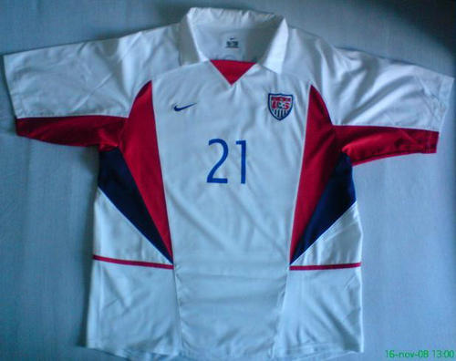 maillot de états-unis domicile 2002-2003 rétro