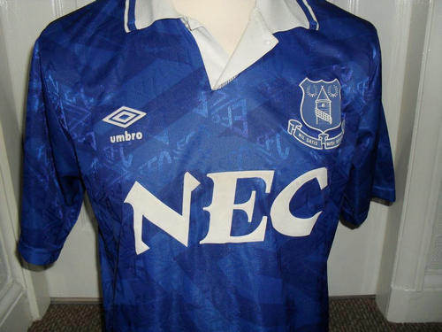 maillot de everton fc domicile 1991-1993 pas cher