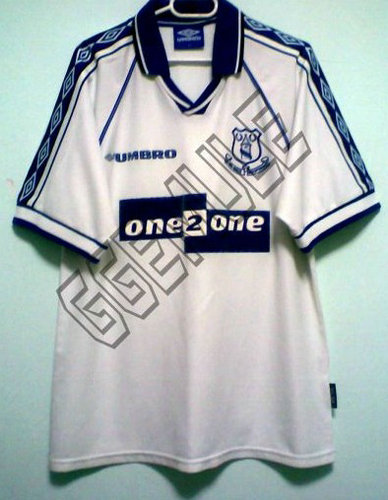 maillot de everton fc exterieur 1998-1999 pas cher