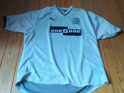 maillot de everton fc exterieur 2001-2002 pas cher