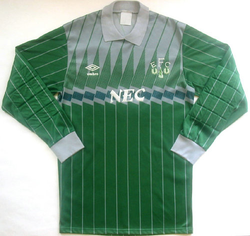 maillot de everton fc gardien 1988-1990 pas cher