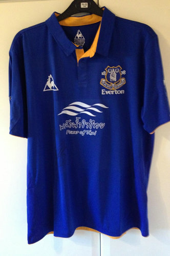 maillot de everton fc particulier 2011-2012 rétro