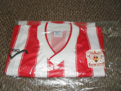 maillot de exeter city domicile 1989-1991 rétro