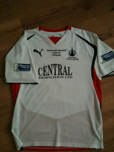 maillot de falkirk fc réplique 2009 rétro