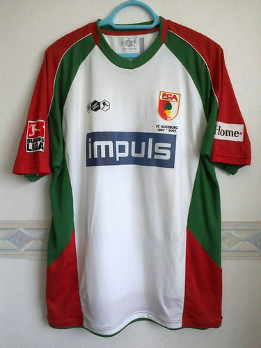 maillot de fc augsbourg domicile 2007-2008 rétro