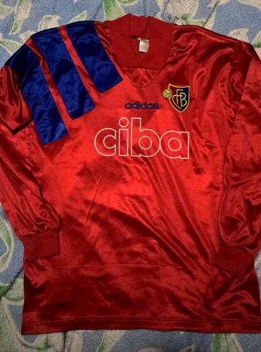 maillot de fc bale domicile 1996-1997 rétro