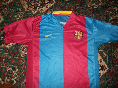 maillot de fc barcelone domicile 2006-2007 rétro