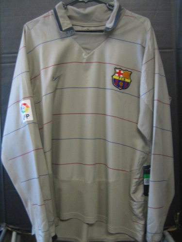 maillot de fc barcelone exterieur 2003-2005 rétro