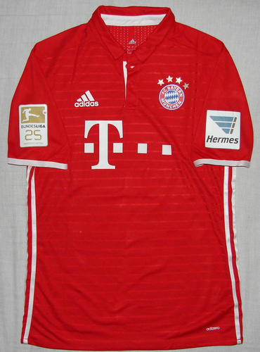 maillot de fc bayern munich domicile 2016-2017 pas cher