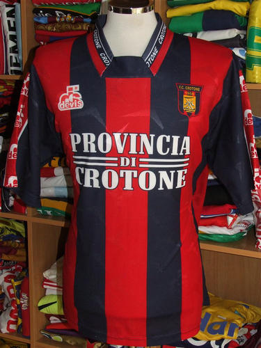 maillot de fc crotone domicile 1999-2000 rétro