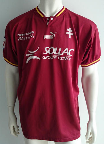 maillot de fc metz domicile 1997-1998 pas cher