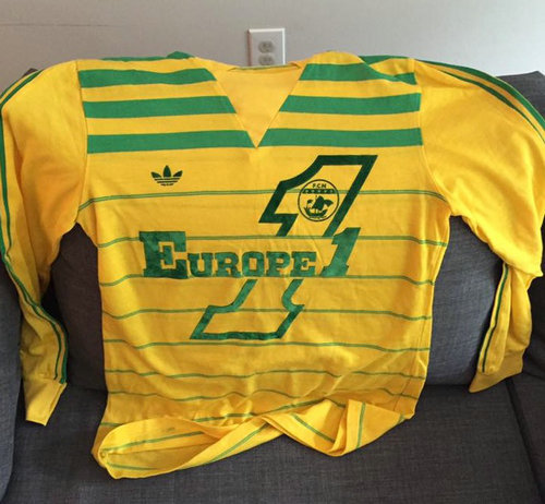 maillot de fc nantes domicile 1986-1987 rétro