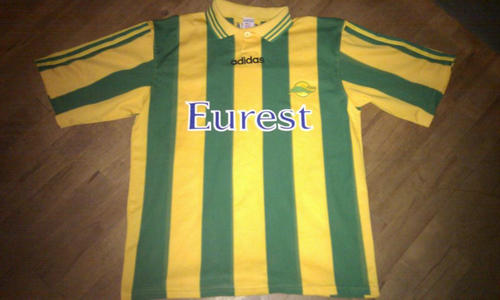 maillot de fc nantes domicile 1996-1997 pas cher