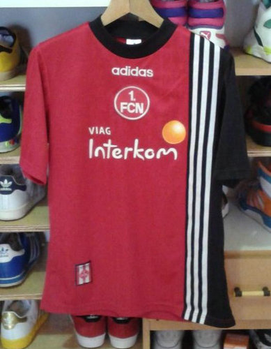 maillot de fc nuremberg domicile 1997-1999 rétro