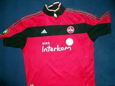 maillot de fc nuremberg domicile 1999-2001 rétro