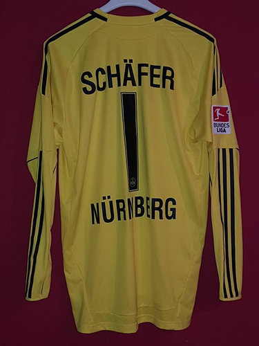 maillot de fc nuremberg gardien 2010-2011 rétro maillot de fc nuremberg gardien 2010-2011 rétro
