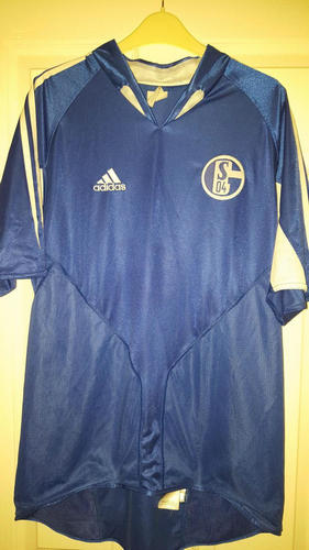 maillot de fc schalke 04 domicile 2004-2006 rétro