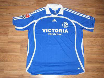 maillot de fc schalke 04 domicile 2006-2007 rétro