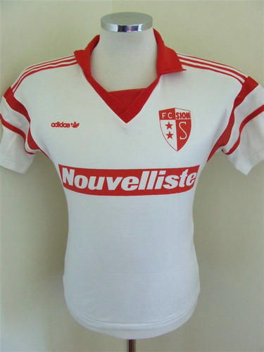 maillot de fc sion domicile 1988-1989 pas cher