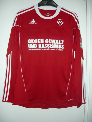 maillot de fc vaduz domicile 2011-2012 rétro