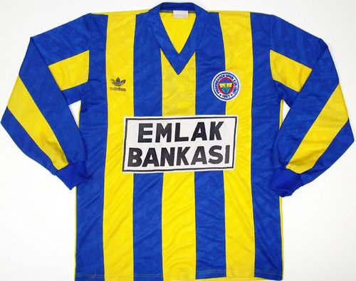 maillot de fenerbahçe sk domicile 1990-1991 rétro