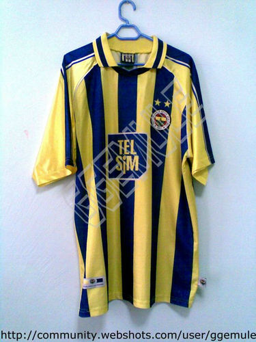 maillot de fenerbahçe sk domicile 2000-2001 rétro