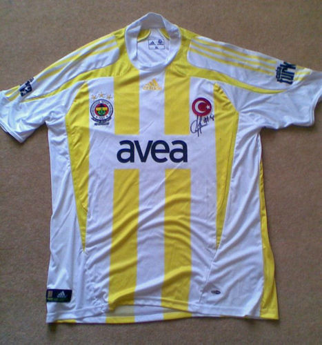 maillot de fenerbahçe sk exterieur 2007-2008 rétro