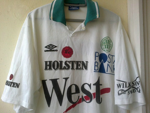 maillot de ferencváros tc exterieur 1993-1994 rétro