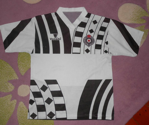 maillot de fk partizan domicile 1989-1990 rétro