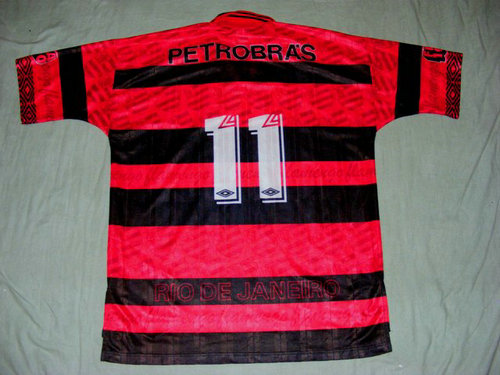 maillot de flamengo particulier 1995-1996 rétro