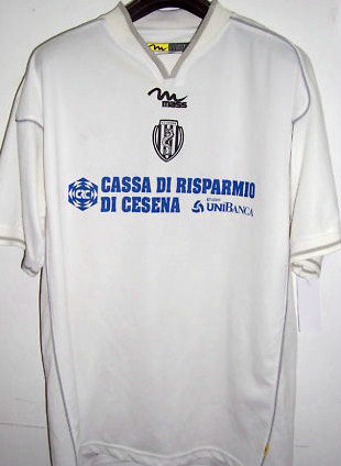 maillot de foot ac cesena domicile 2007-2008 rétro