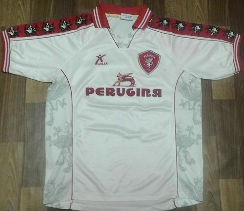 maillot de foot ac pérouse calcio exterieur 1999-2000 rétro