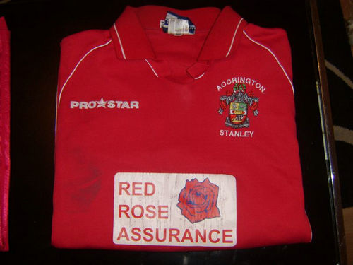 maillot de foot accrington stanley domicile 2002-2003 pas cher