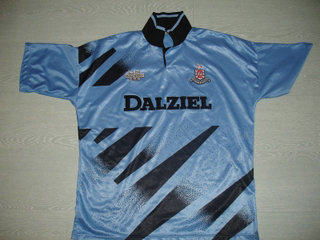 maillot de foot airdrieonians fc exterieur 1992-1993 rétro