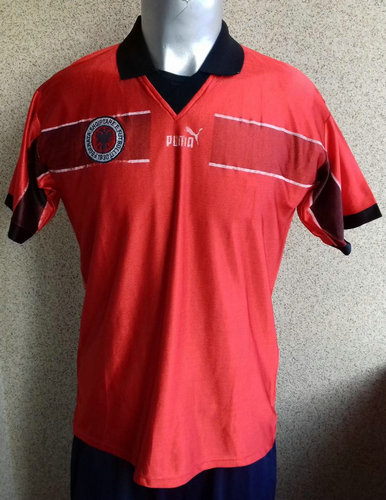 maillot de foot albanie domicile 1996-1998 pas cher