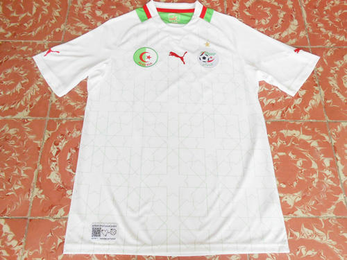 maillot de foot algérie domicile 2012-2014 rétro