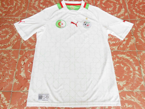 maillot de foot algérie domicile 2012-2014 rétro